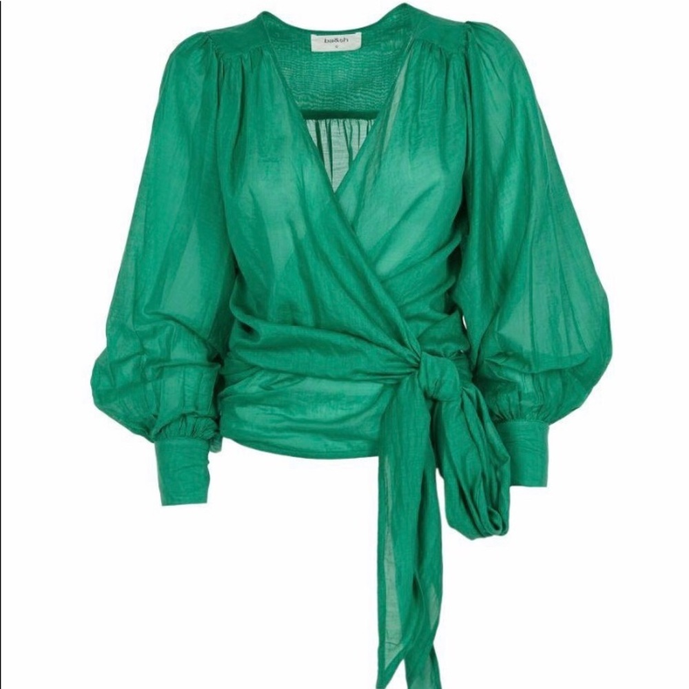 Ba&sh green “Pandora” top